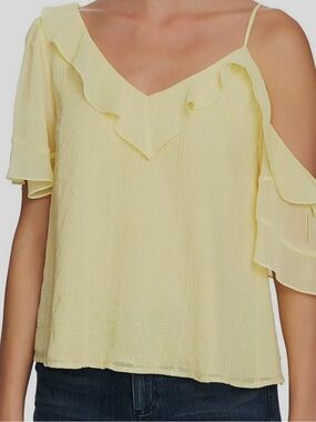 NWT 1.State Yellow Blouse